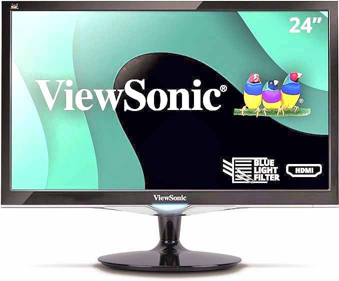 Elevate Your Experience: ViewSonic VX2452MH - Empowering Gaming with Precision and Positivity [2024] 